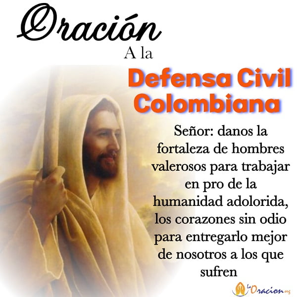 Oracion a la Defensa Civil Colombiana