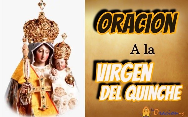 Oracion de agradecimiento a la virgen del Quinche