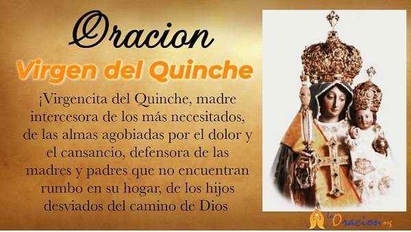 Oracion Poderosa en agradecimiento a la virgen del Quinche